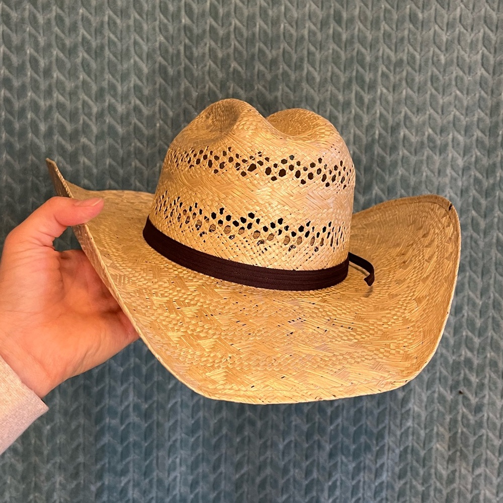 Baileys Straw Cowboy Hat 7 1/8
